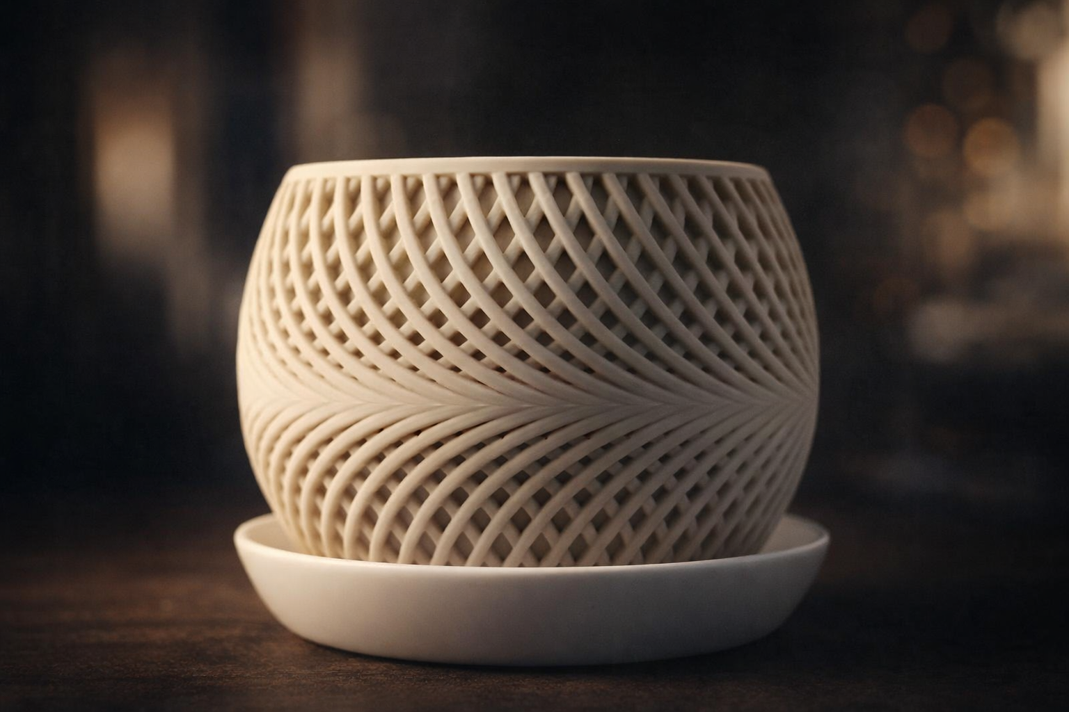 3D printed decorative flower pot architectural model Bangalore landscape design